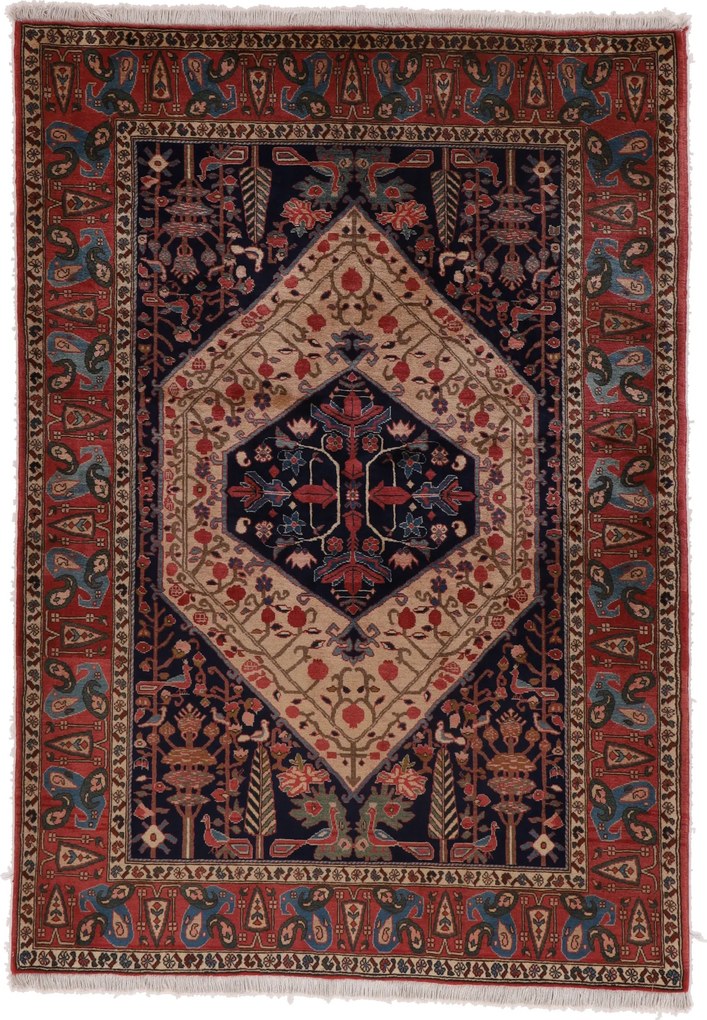 Tappeto persiano 210 x 150 (Iran) Annodato A Mano