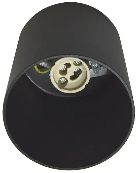 Plafoniera CREEP 1xGU10/50W/230V nera