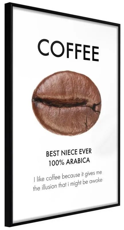 Poster  Coffee I  Cornice Quadri Cornice nera, Larghezza x Altezza Home decor 30x45