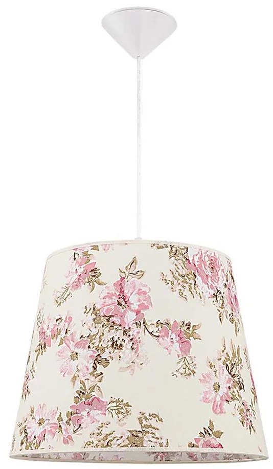 Duolla - Lampadario a sospensione con filo VIOLIN 1xE27/40W/230V diametro 38 cm rosa