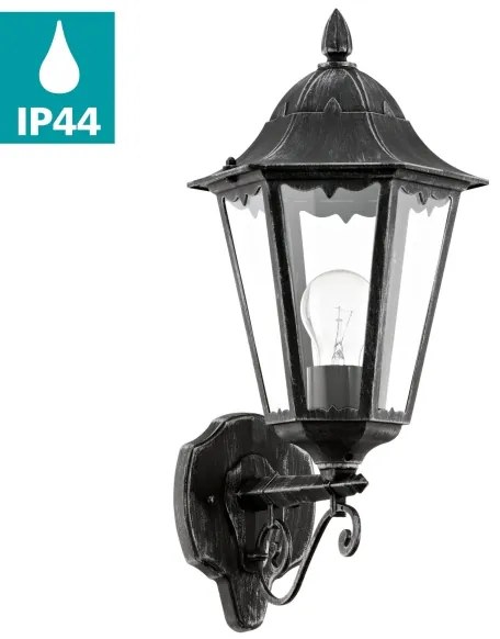 Eglo 93457 - Lampada da parete esterna NAVEDO 1xE27/60W/230V IP44