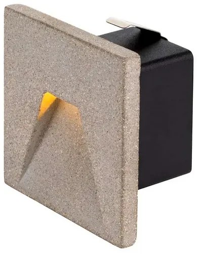 Concreto LED Applique da Incasso a Parete da Esterno Horizontal IP65 Light Grey