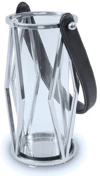 Lanterna FRAGIL 26 cm cromo/nero