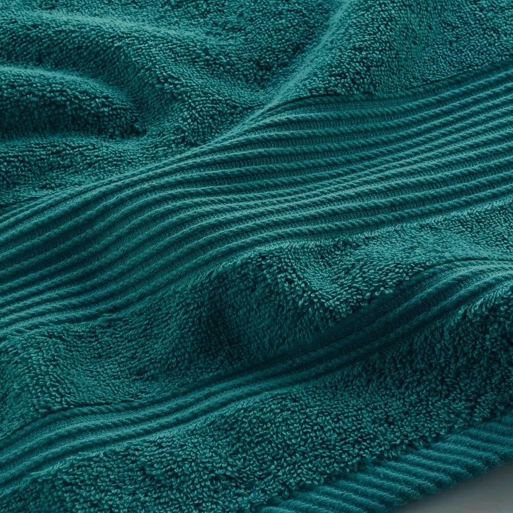 Asciugamano in spugna di cotone verde scuro 90x150 cm Tendresse - douceur d'intérieur