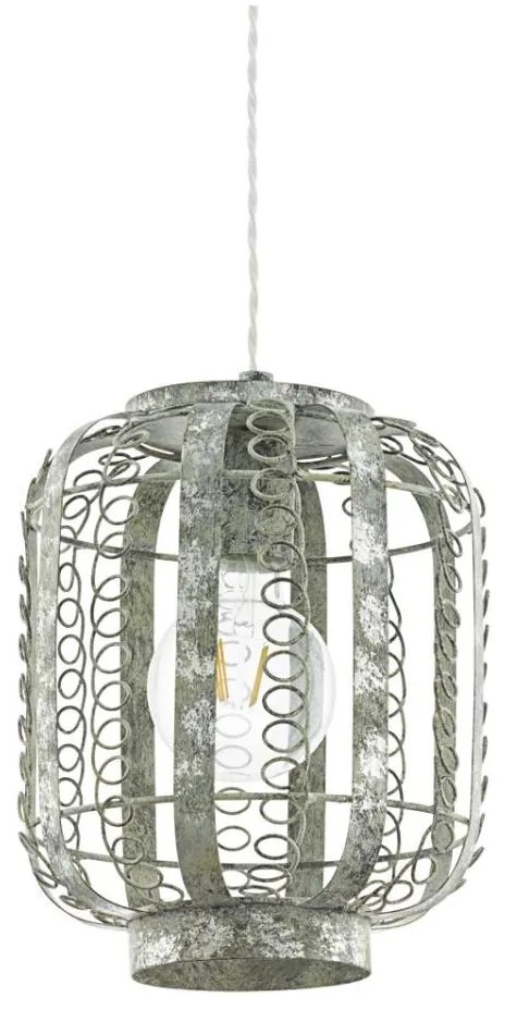 Eglo 49133 - Lampadario a sospensione con filo HAGLEY 1xE27/60W/230V