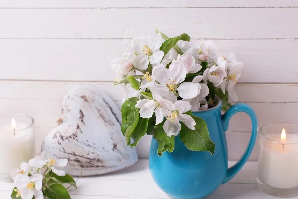 Quadro su tela – Fiori nel vaso