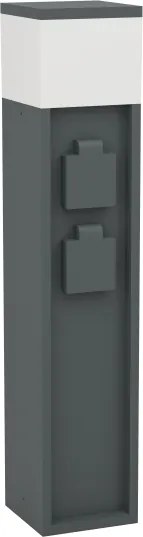 Eglo 901032 - Lampada da esterno con 2 portalampade PARK 1xE27/25W/230V IP54 antracite