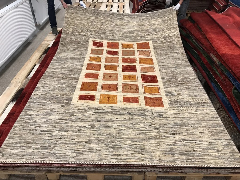 Loribaft Tappeto 290x200 Beige (Iran) Annodato A Mano