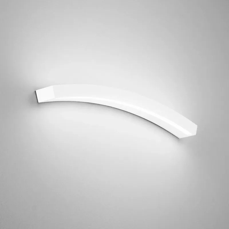 Applique LED design in gesso LED-ALOHA-AP80 bianco, luce con 3 temperature di colore INTEC