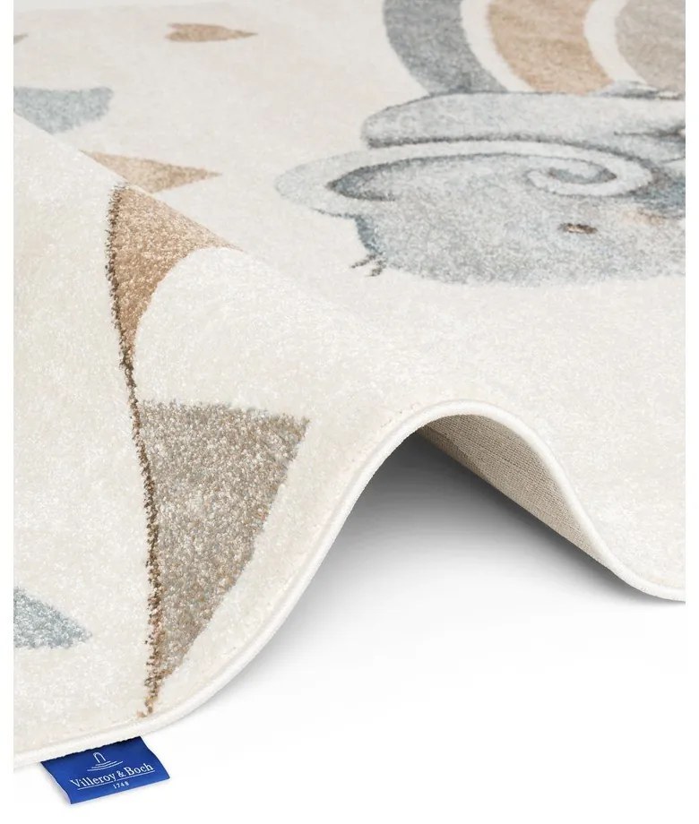 Tappeto per bambini crema 160x230 cm Walk like an Elephant Rainbow Party - Villeroy&amp;Boch