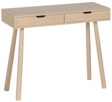 Console Naturale Legno di pino Legno MDF 90 x 35 x 75 cm