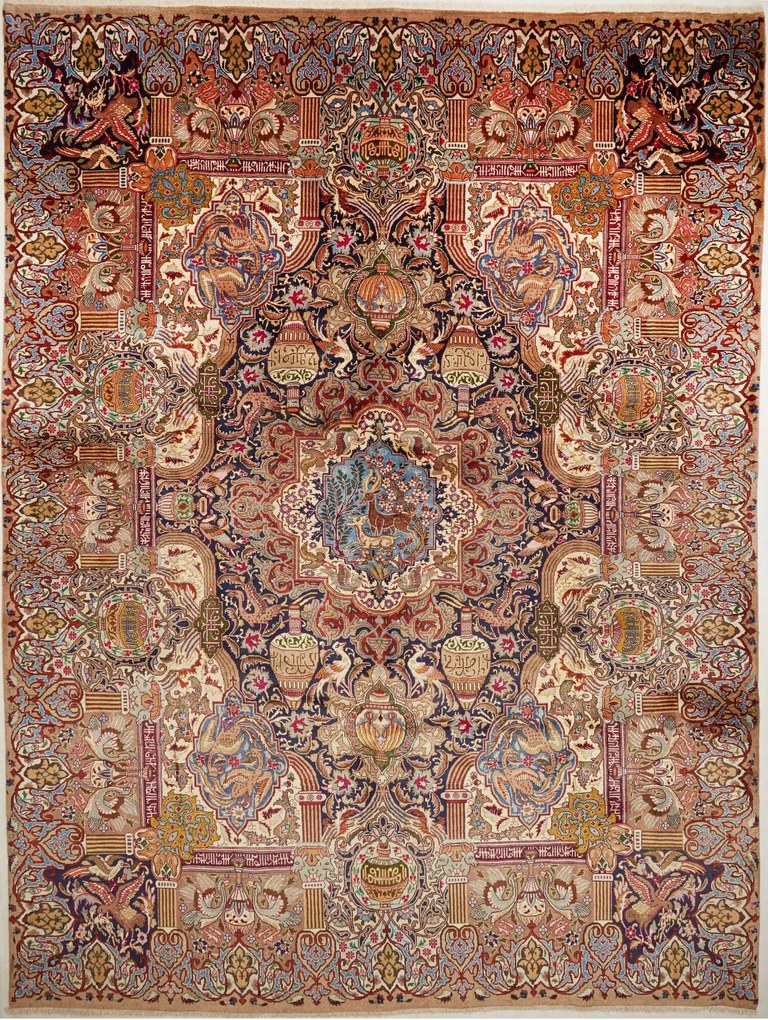 Kashan Tappeto persiano 300 x 400 (Iran) Annodato A Mano