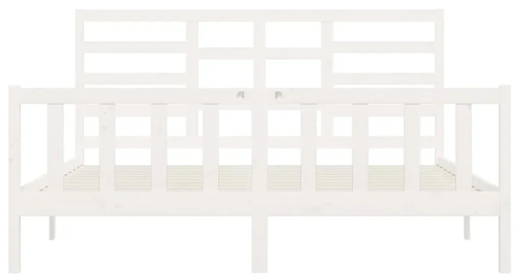 Giroletto bianco in legno massello di pino 200x200 cm