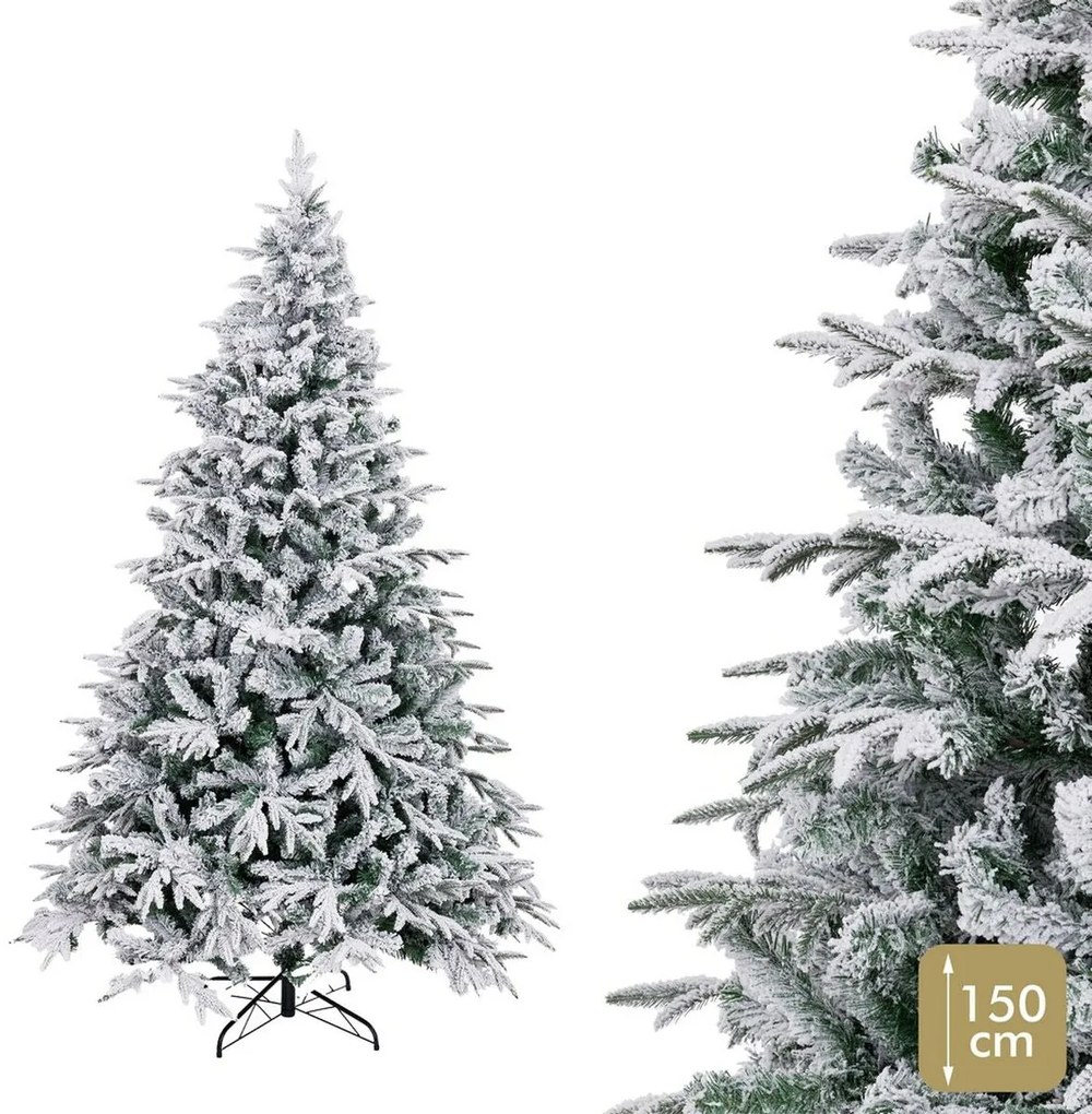 Albero di Natale PVC Polietilene Nevoso 60 x 60 x 150 cm