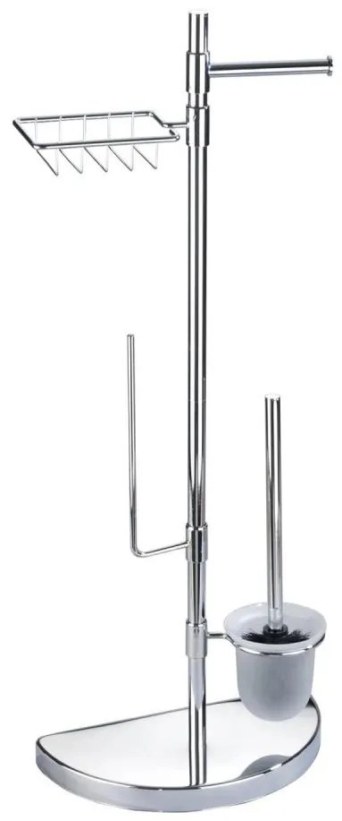 WENKO 196022500 - Centro da toilette SPACE MARVEL 34x84,5 cm argento/satinato