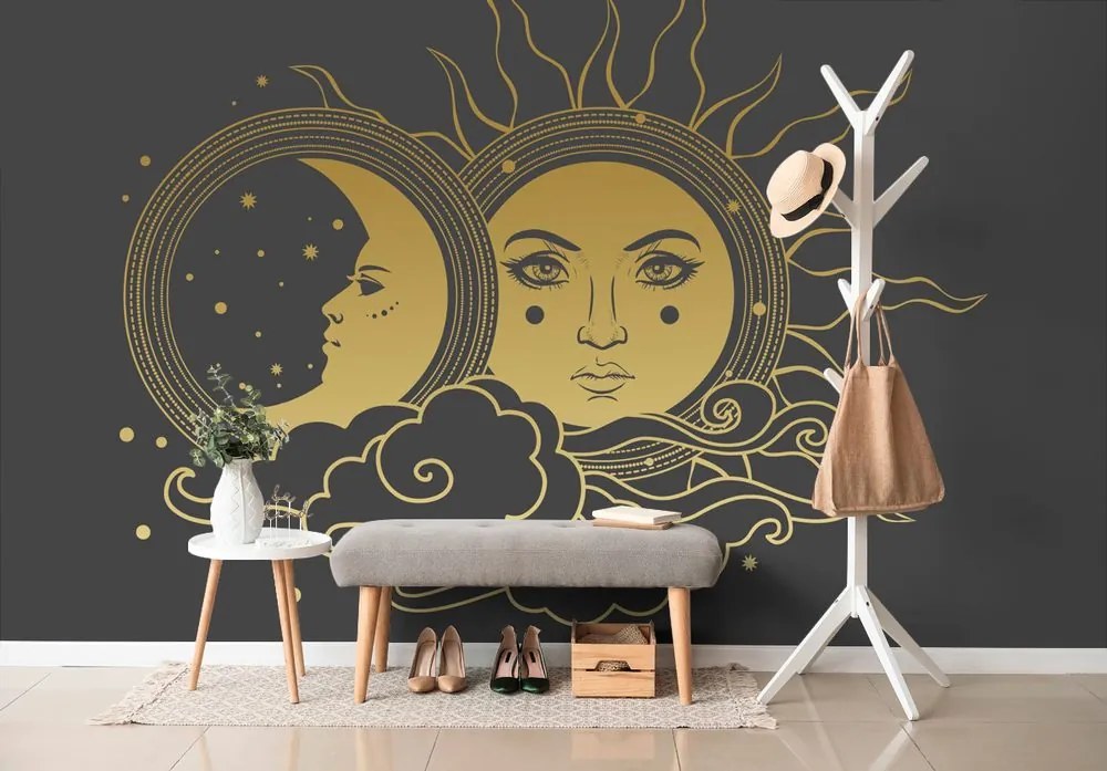 Carta da parati – Armonia del sole e della luna