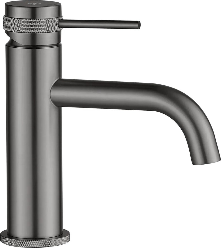 Rubinetto da lavabo Rea Lungo Grip Gun Grey low