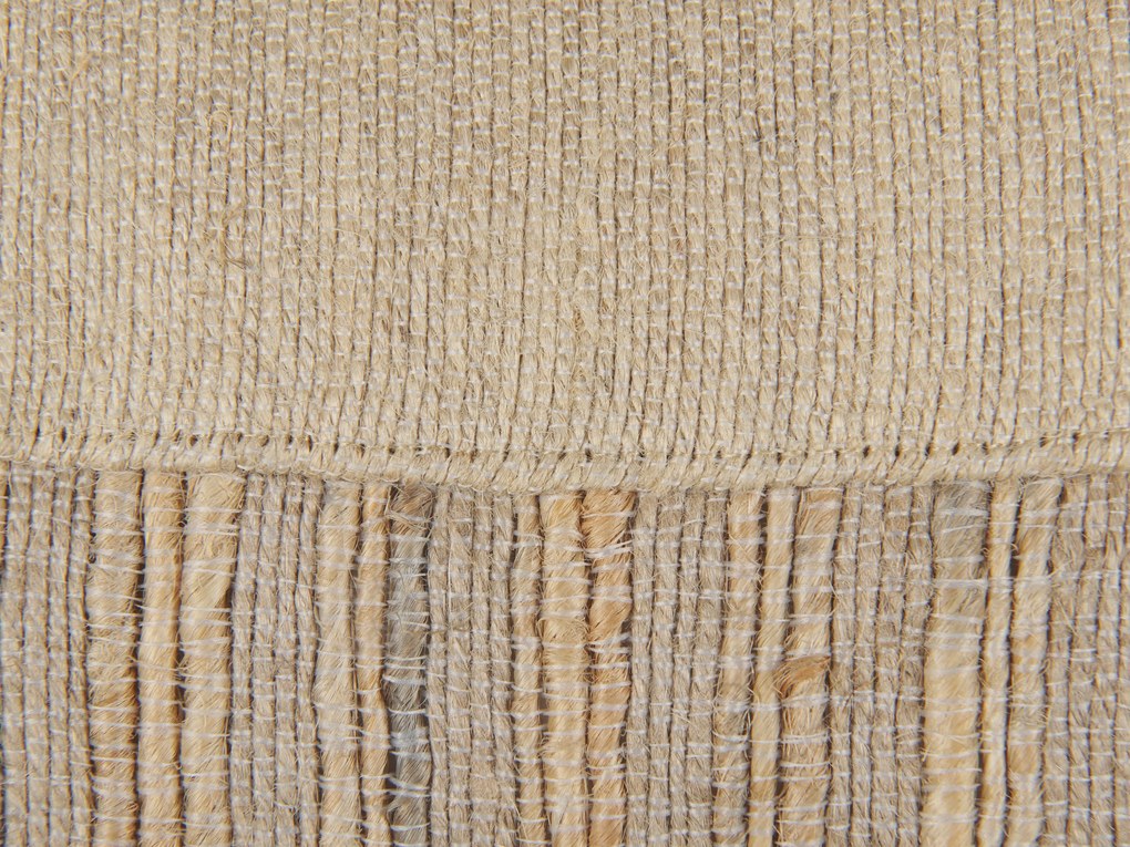 Cuscino iuta beige 30 x 70 cm LUINA Beliani
