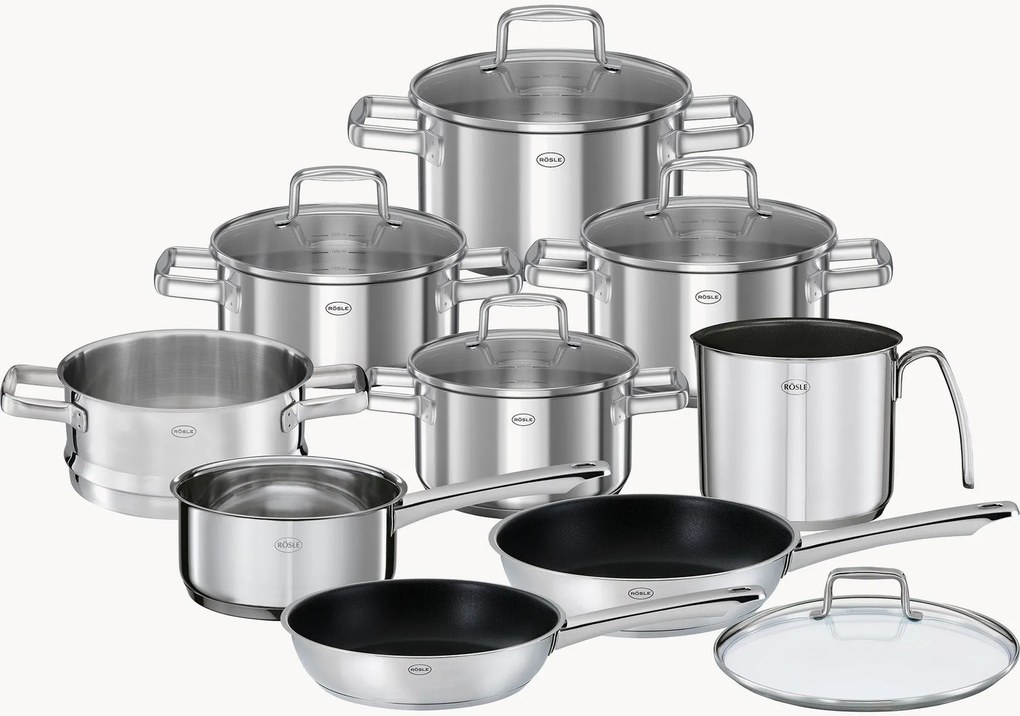 Batteria di pentole Moments 10 pz
