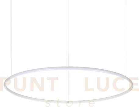 Hulahoop sospensione led led 3000k 39w  3600 lm bianco 81,5cm