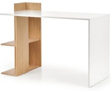 Scrivania COZYRA rovere/bianco