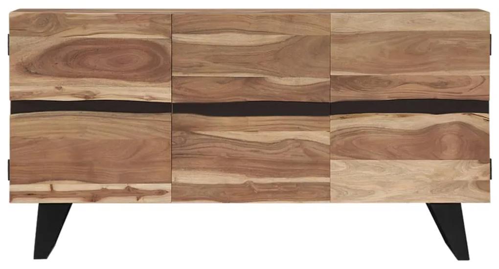 Credenza 150x40x79 cm in legno massello di acacia