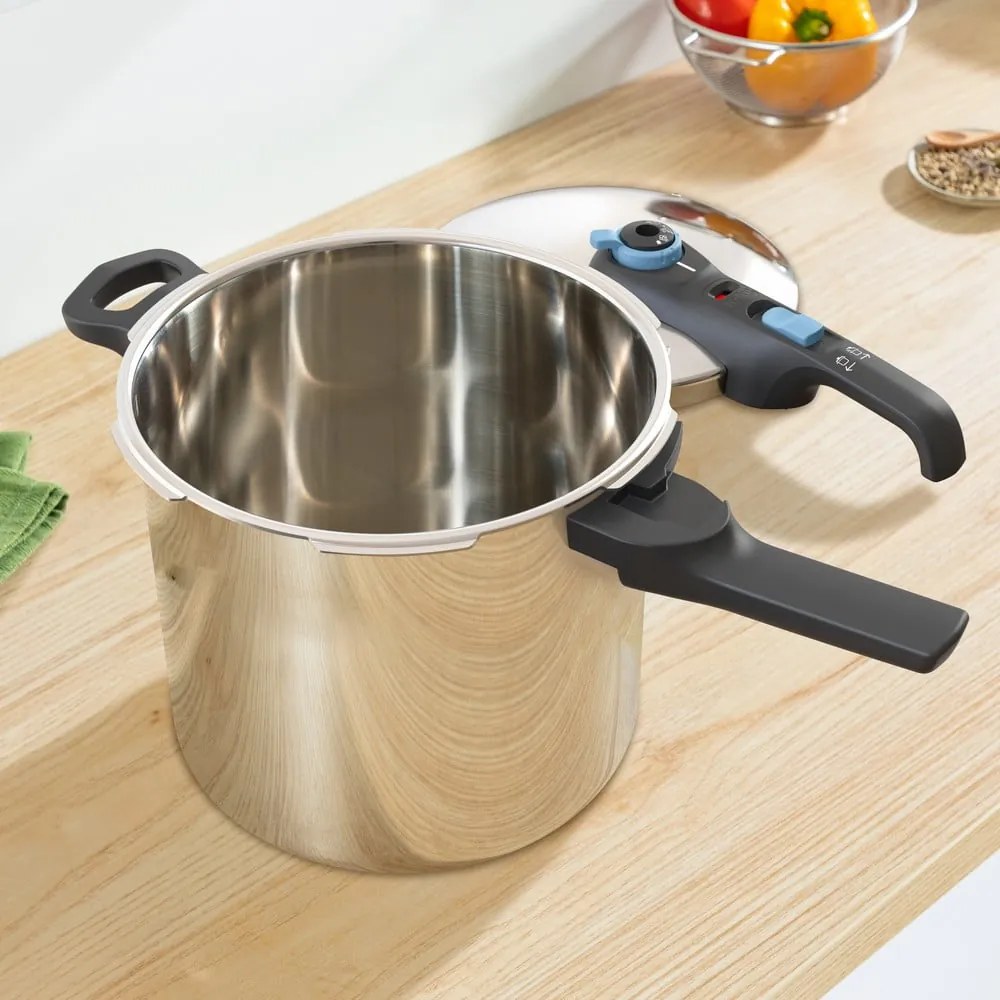 Pentola a pressione in acciaio inox da 8 l Secure Trendy - Tefal