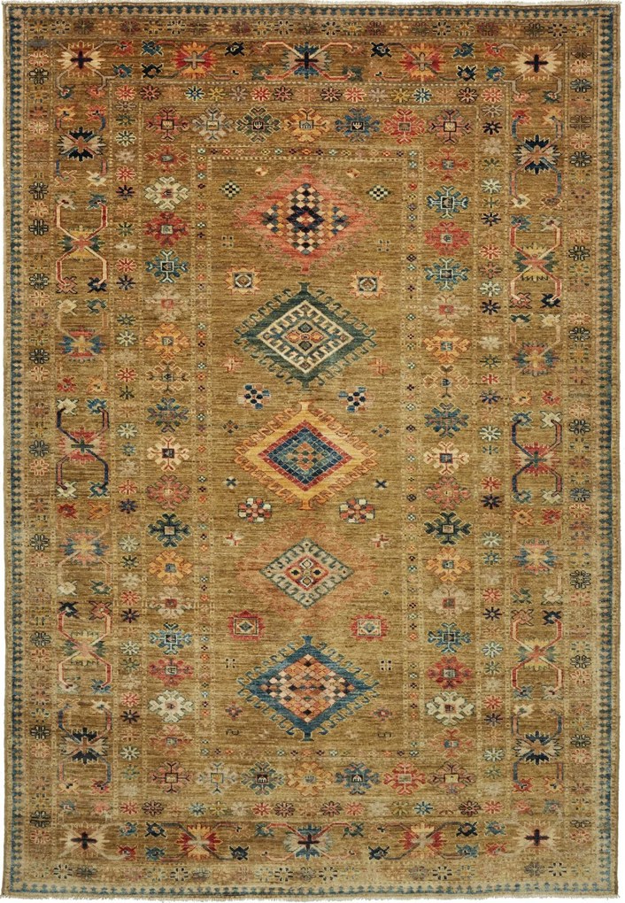 Kazak Tappeto 250x170 (Pakistan) Annodato A Mano