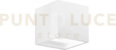 Applique a parete rubik bianca 1 luce attacco g9 11,5x11,5x11,5cm i...