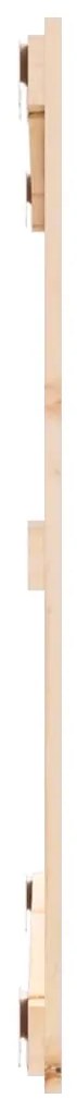 Testiera da parete 95,5x3x90 cm in legno massello di pino