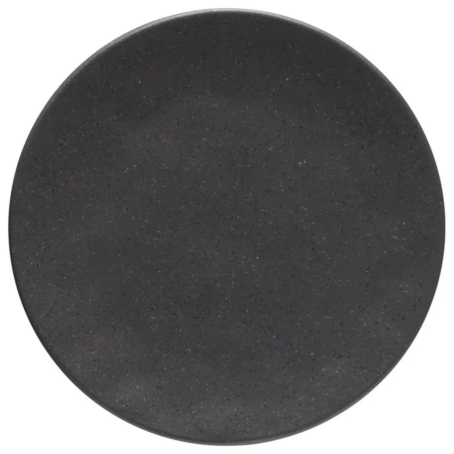 Piatto da dessert in gres nero e grigio ø 22 cm Roda - Costa Nova