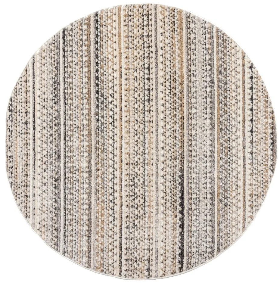 Tappeto rotondo beige 140x140 cm Camino - Flair Rugs