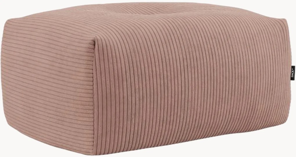 Poggiapiedi in velluto a coste Soft