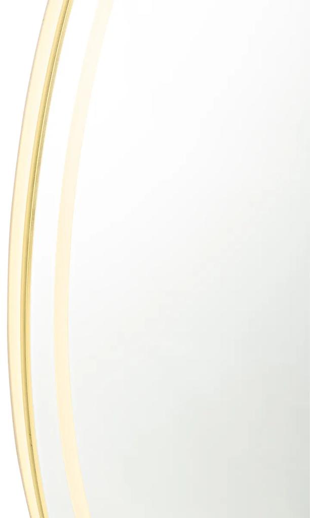 Specchio da bagno moderno 60 cm con LED e dimmer tattile - Sebas