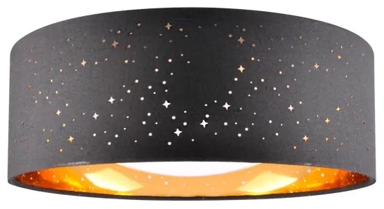 Plafoniera LED TULUZA LED/18W/230V diametro 32 cm nero