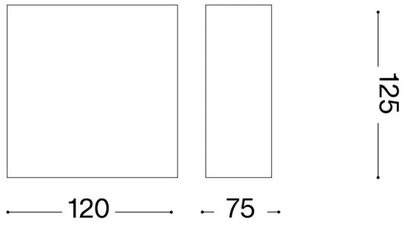 Ideal Lux - Applique FLASH GESSO 1xG9/40W/230V bianco