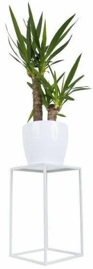 Portafiori 40x24 cm bianco