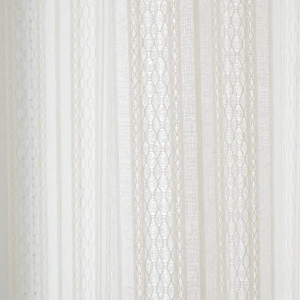 Tenda sottile bianca in cotone 140x122 cm Zofia Broderie Anglaise – Pineapple Elephant