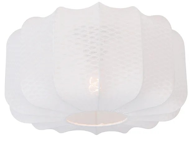 Plafoniera Japandi bianca 40cm - Madleine
