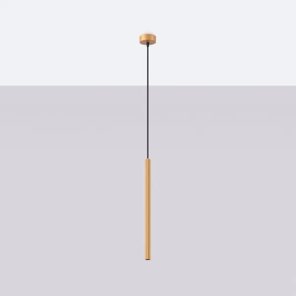Sollux SL.1339 - Lampadario a sospensione con filo ARCHE 1xG9/8W/230V oro