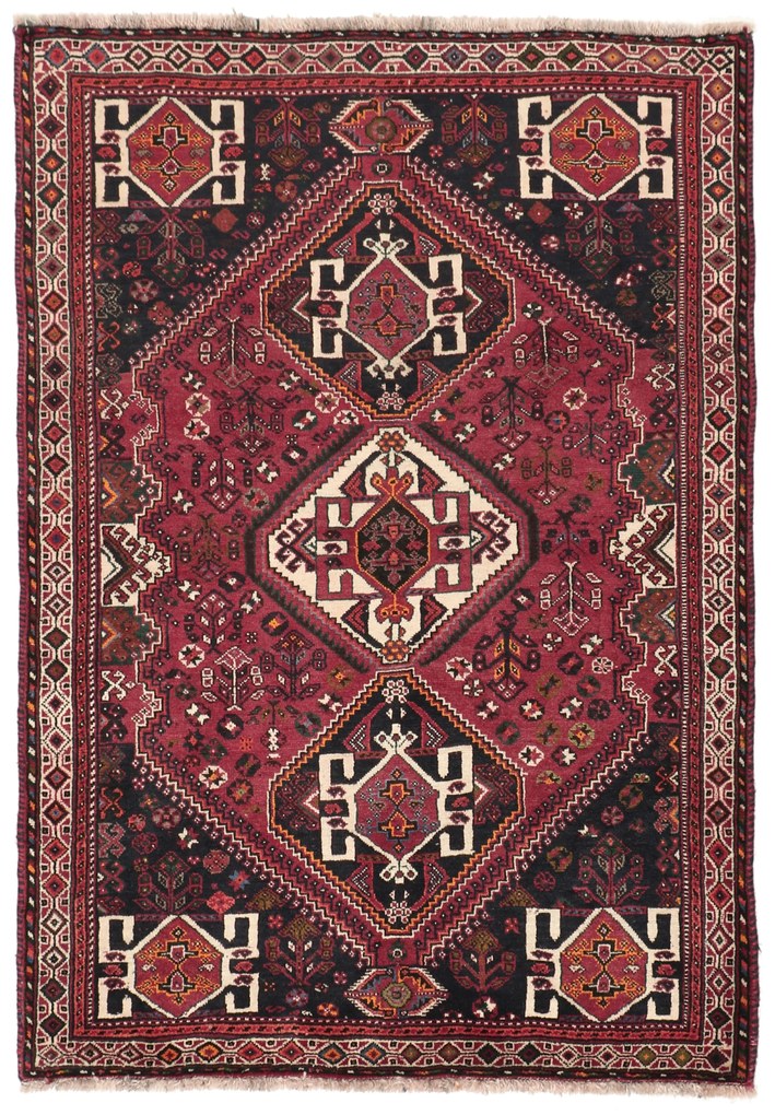 Gashghai Tappeto 120x170 (Iran) Annodato A Mano