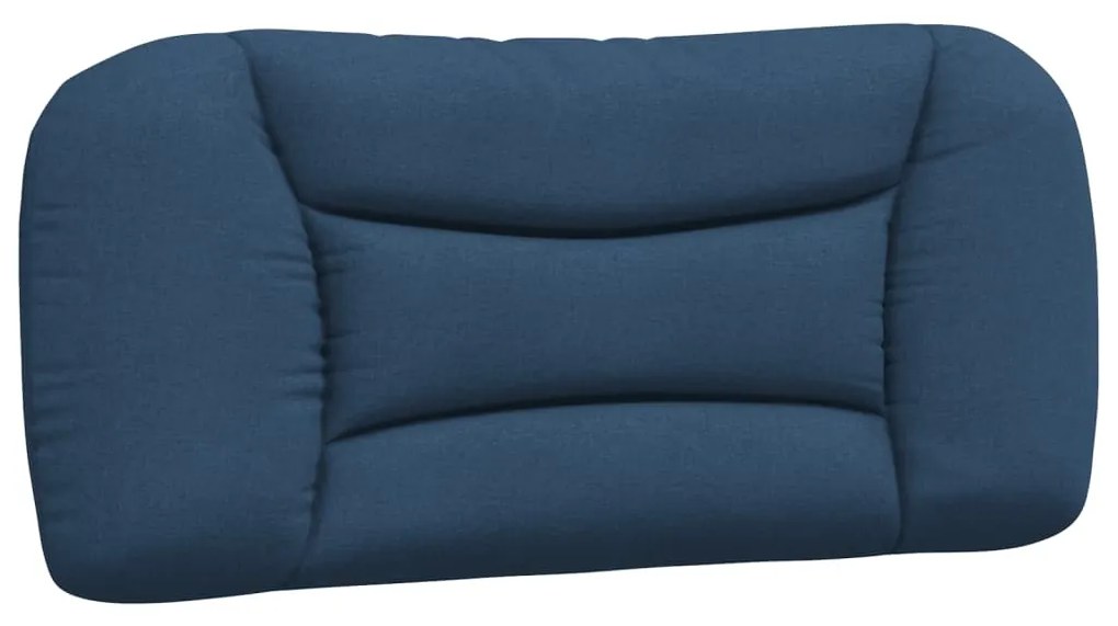 Letto con materasso blu 90x200 cm in tessuto