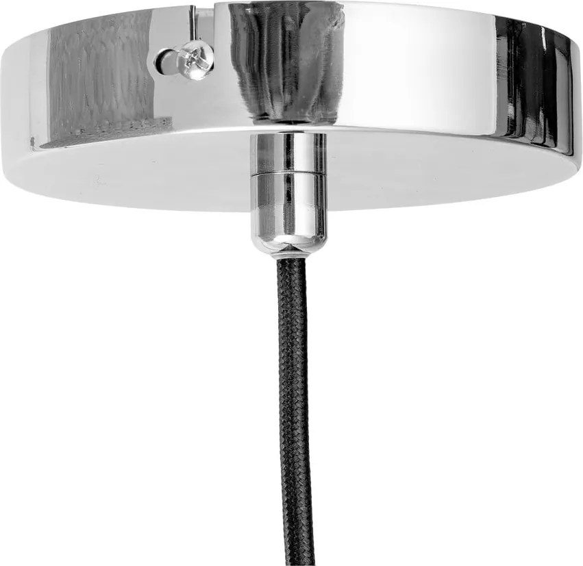 Lampadario grigio con paralume in vetro ø 22 cm Adar – Bloomingville