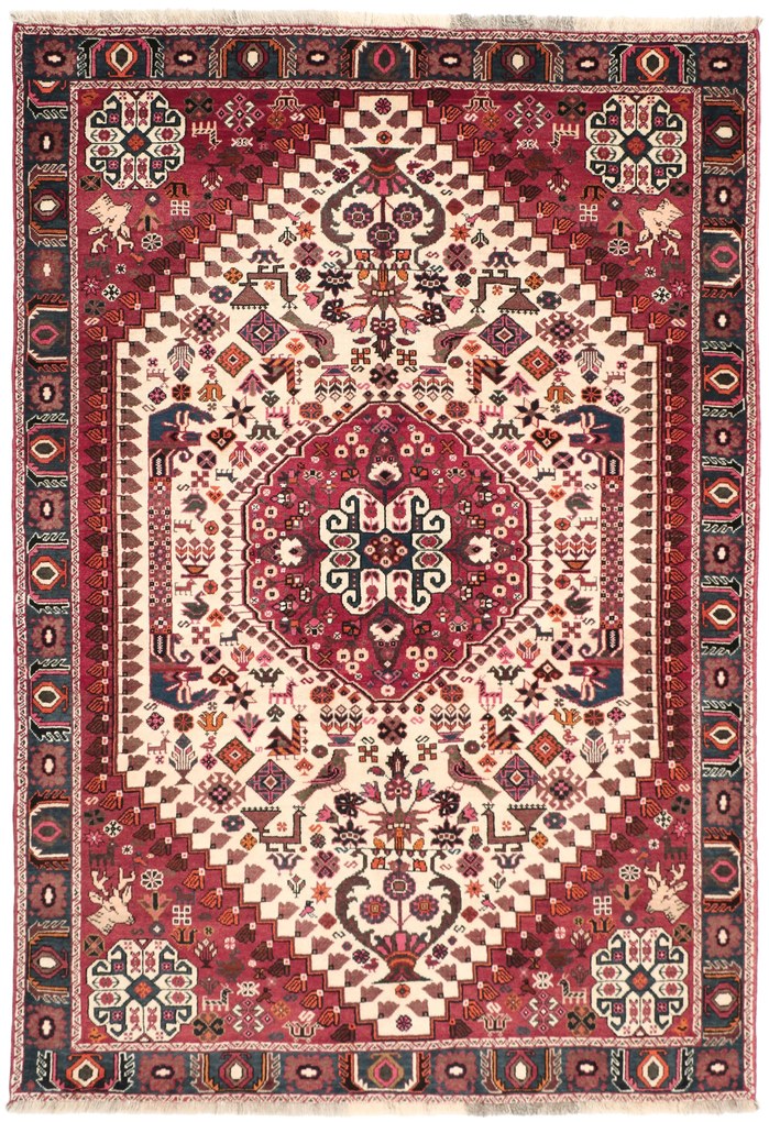 Gashghai Tappeto persiano 210 x 140 (Iran) Annodato A Mano
