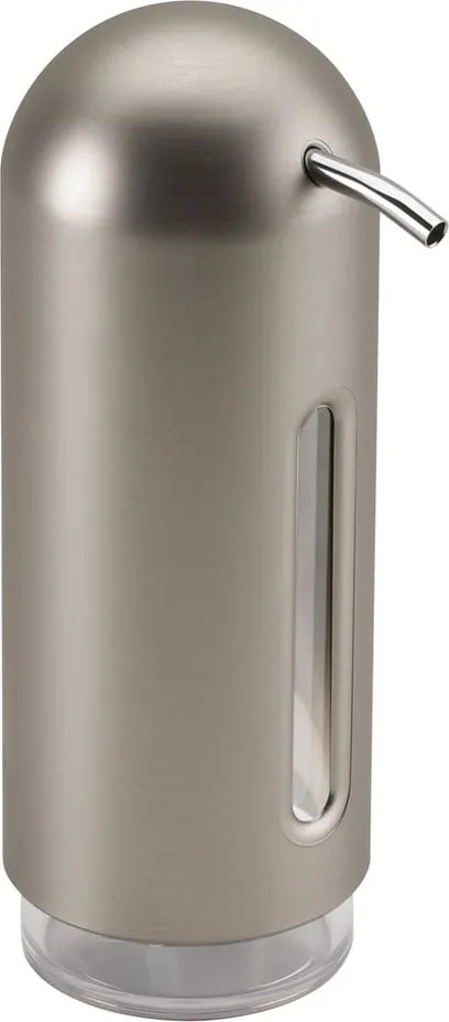 Dispenser di sapone in plastica argento 350 ml Penguin - Umbra
