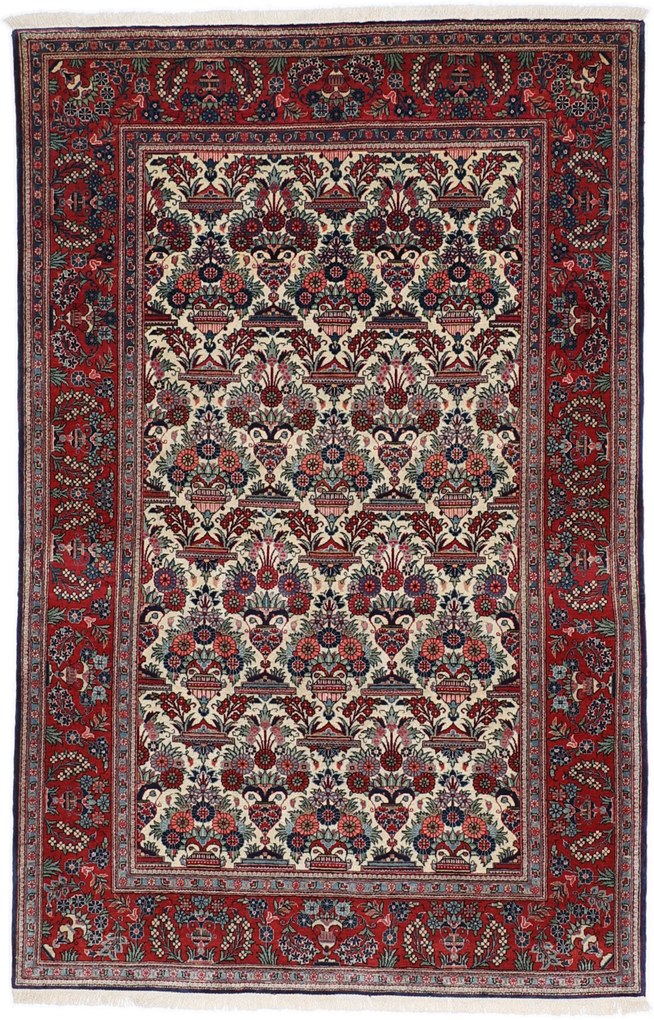 Kashan Tappeto persiano 210x130 (Iran) Annodato A Mano
