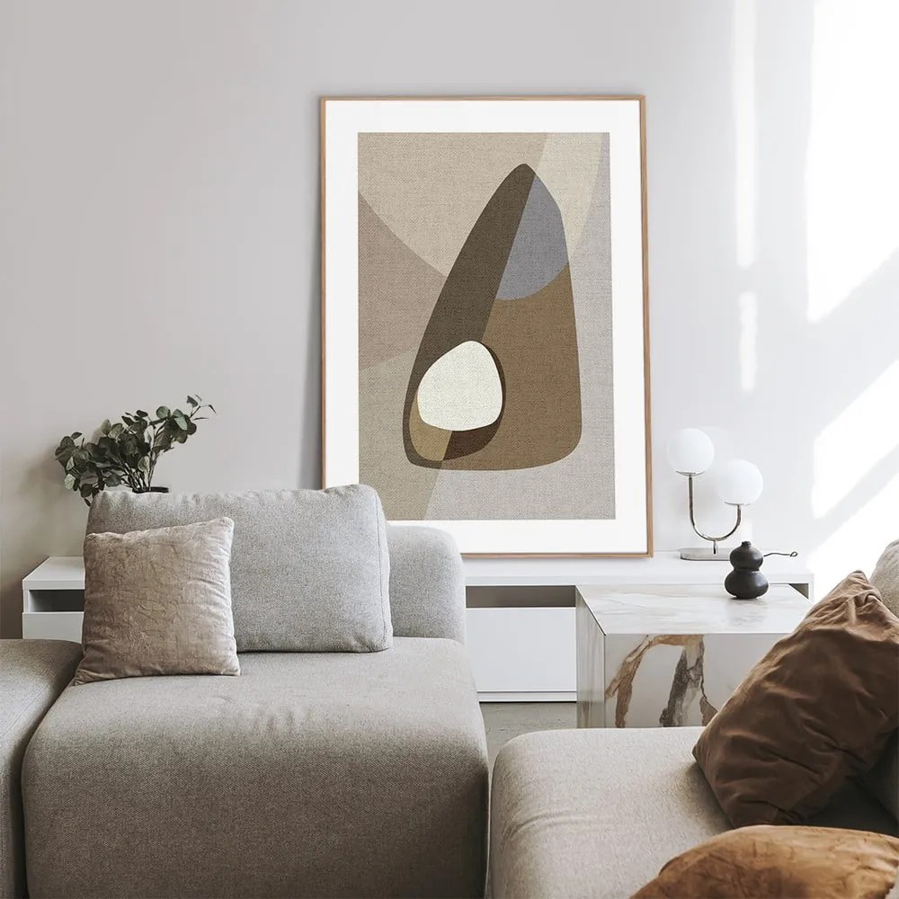 Dipinto 50x70 cm Picasa Greige - Malerifabrikken