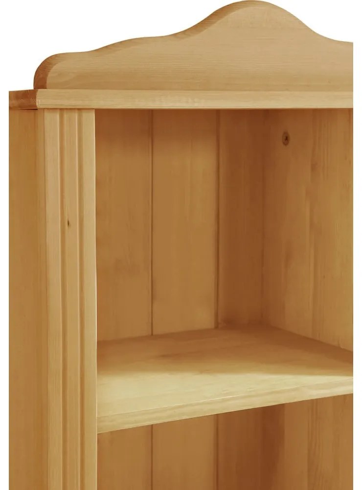 Libreria color legno naturale in legno di pino 77x116 cm Ella - Støraa