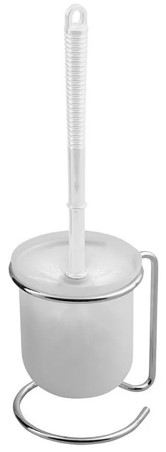 Aqualine - Scopino da terra SIMPLE LINE bianco/cromo lucido