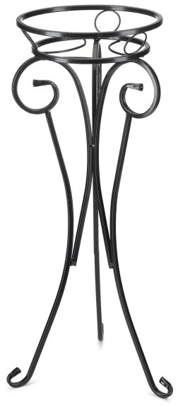 Portafiori 74x34 cm nero